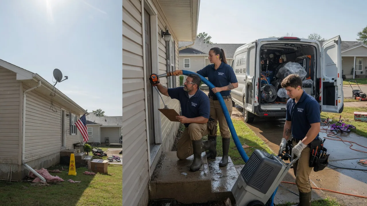 Ceiling Water Damage Restoration in Albion, OK near me